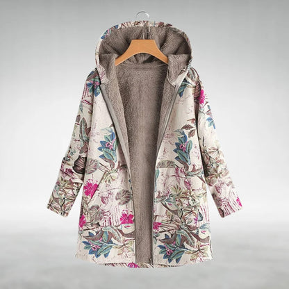 Jovanna - Chaqueta floral casual con estilo