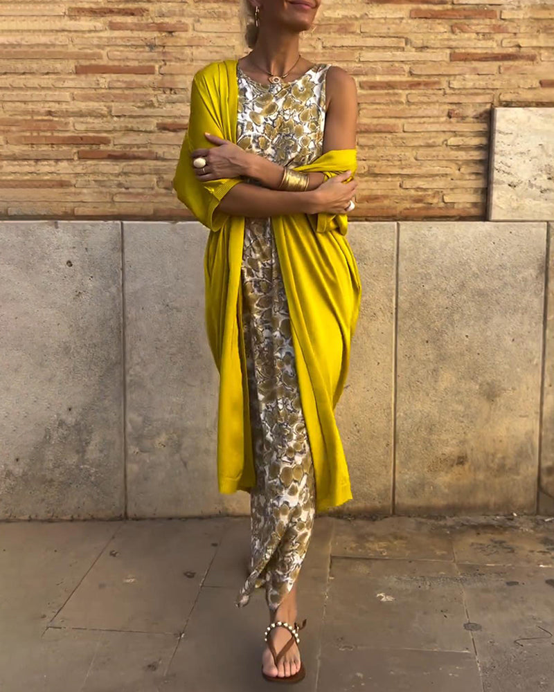 Kezia - Conjunto de dos piezas casual elegante