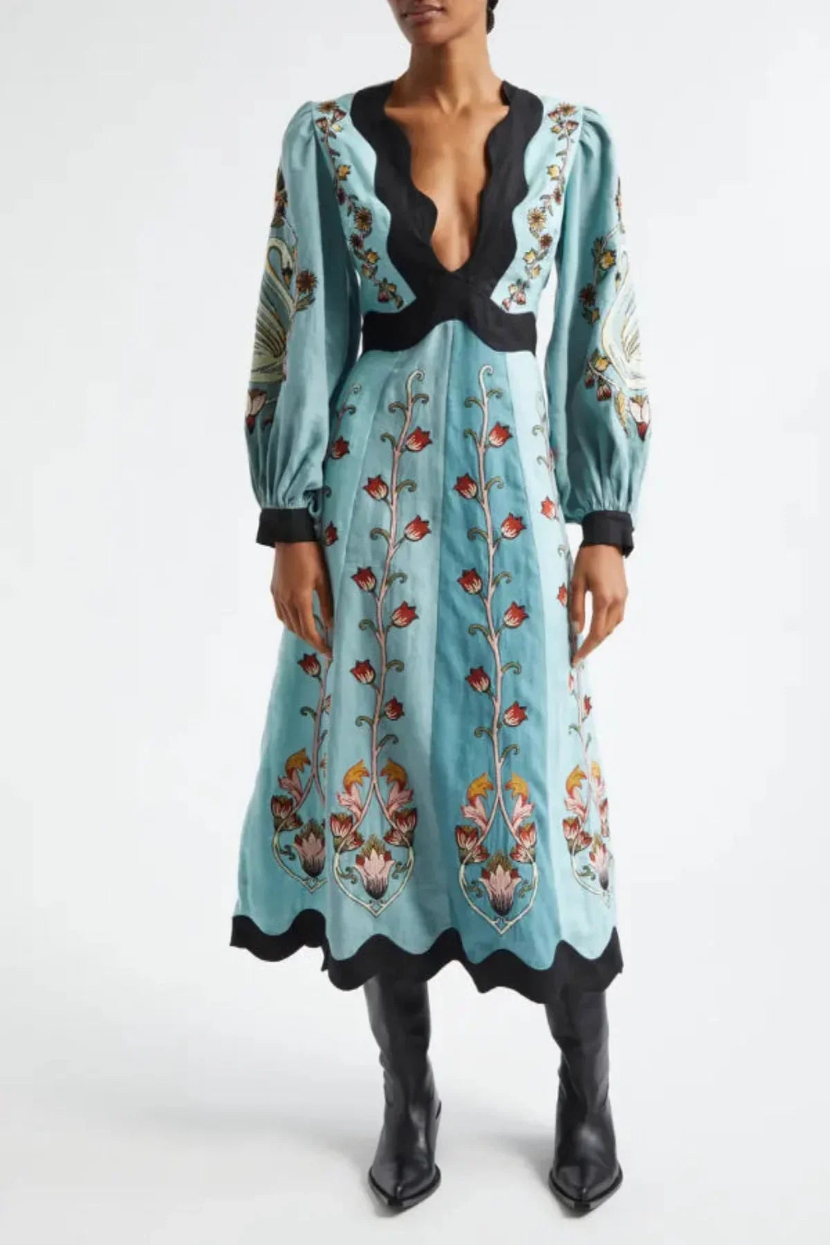 Dalila - Vestido floral elegante y casual