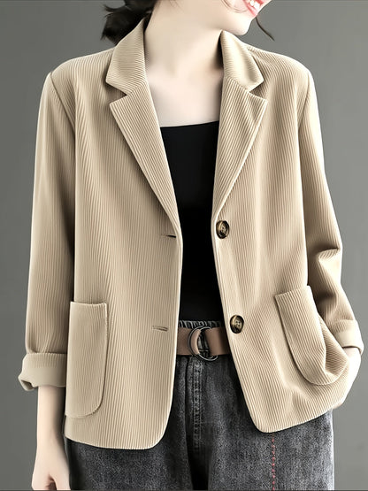 Clarabelle™ | Blazer Elegante de Terciopelo Cotelé