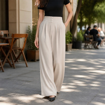 [COMPRÁ 2 Y LLEVÁ 3] Pantalón de Mujer en Seda Fría con Elastano + Neceser organizador de Regalo