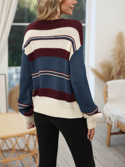 Colette™ | Suéter Elegante con Cuello en V - Chic y Cómodo