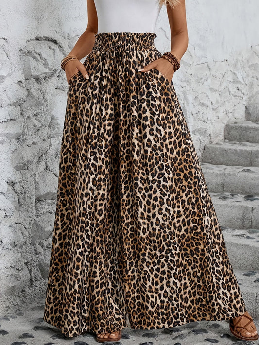 Naya™ | Pantalón Ligero Leopardo Elegante