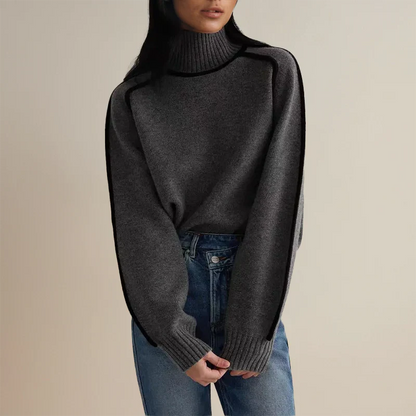 Tima™ | Suéter de Cuello Alto Elegante de Lana