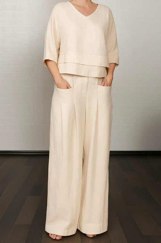 Milana - Conjunto de Dos Piezas Casual Elegante