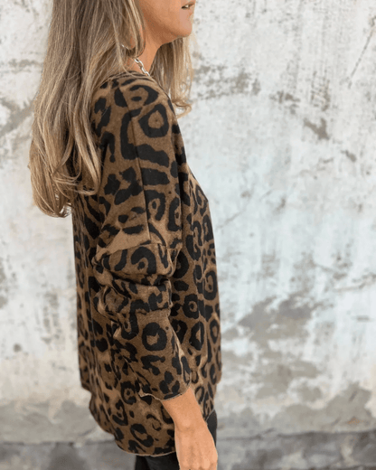 Valera™ | Top Casual Leopardo