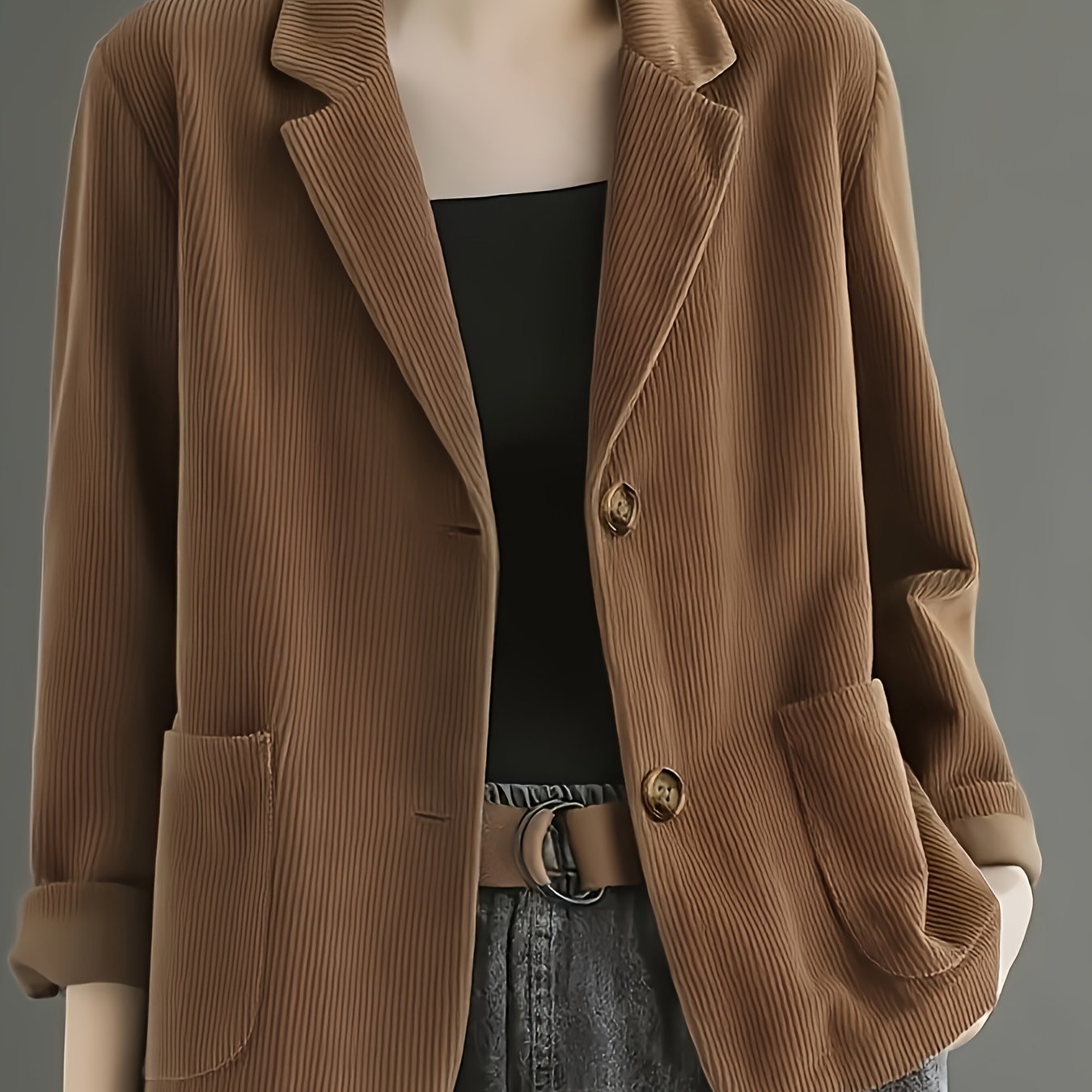 Clarabelle™ | Blazer Elegante de Terciopelo Cotelé