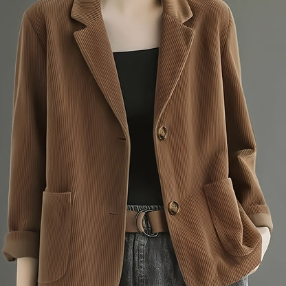 Clarabelle™ | Blazer Elegante de Terciopelo Cotelé