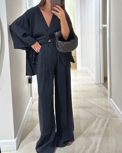 Mélanie™ | Conjunto Casual Elegante de Tela Ligera