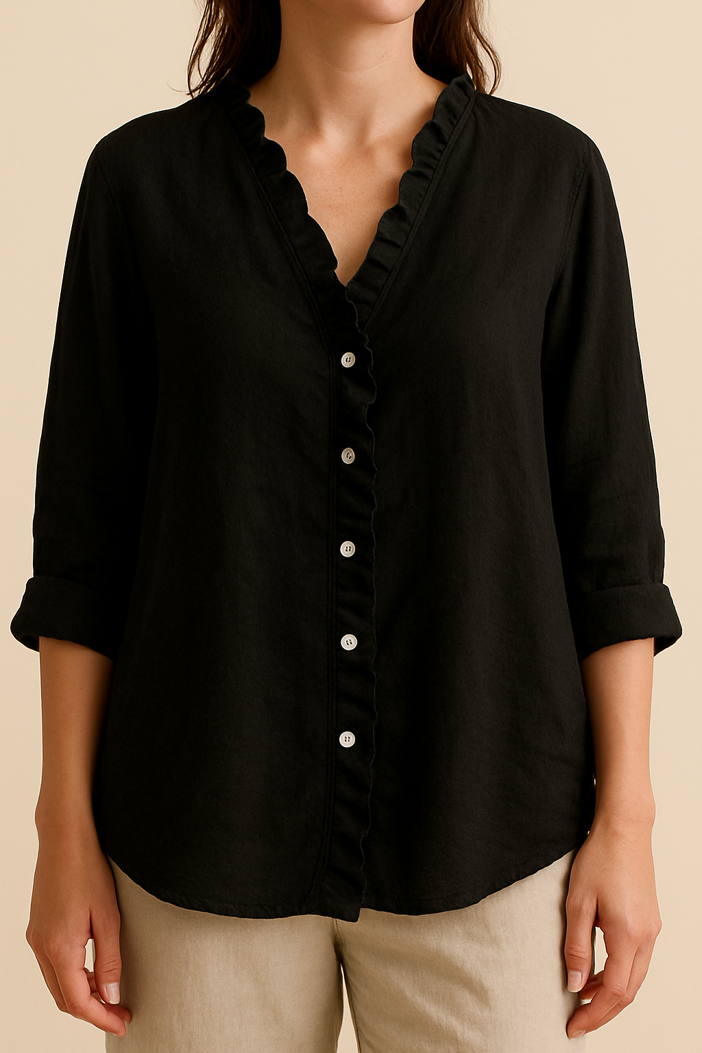 Linea™ | Blusa Casual con Volantes