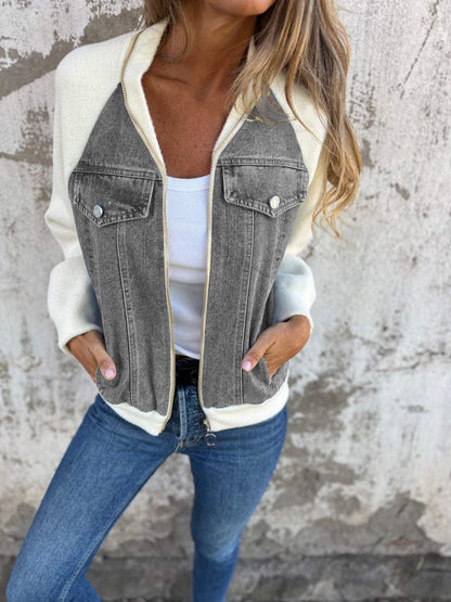 Zoe™ | Chaqueta de Denim Elegante y Confortable