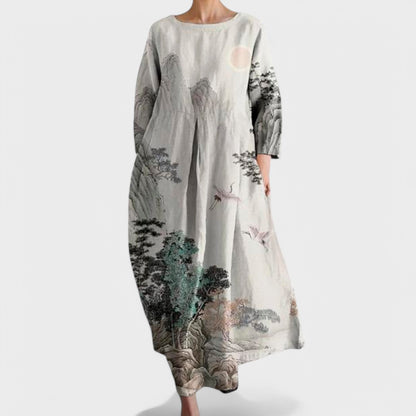 Gwenda - Vestido con escote en V casual elegante