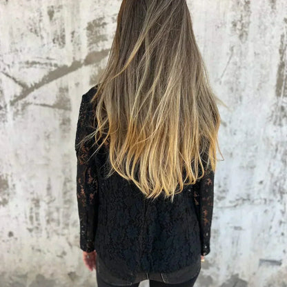 Naomi™ | Blazer Elegante de Encaje y Tejido