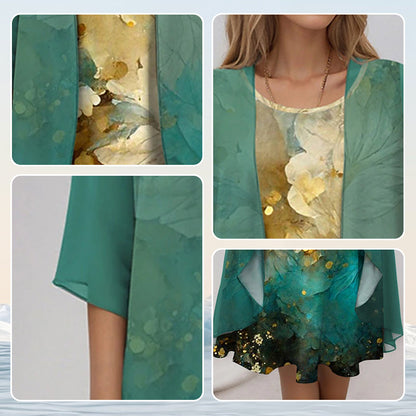 Adeline™ | Conjunto Elegante de Algodón de 2 Piezas
