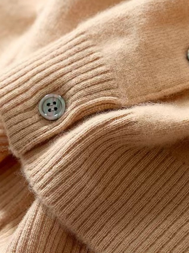 Raya™ | Cárdigan Elegante de Lana con Cuello Redondo